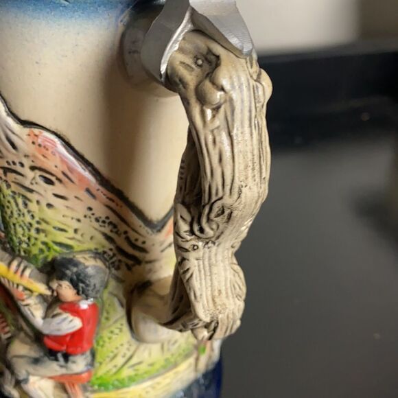 VINTAGE KING EDITION NO. A3991 HANDMADE/HANDPAINTED BEER STEIN - Picture 5 of 12